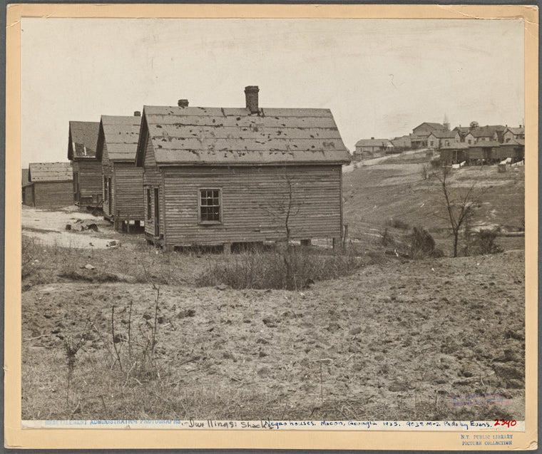 Negro houses.  Macon, Georgia
