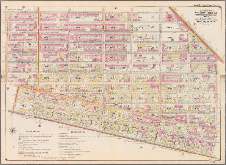 Bounded by Hancock Street, Broadway, Rockaway Avenue, Atlantic Avenue, Utica Avenue, Fulton Street and Hancock Avenue