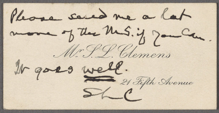 [Teller], Charlotte, ALS. Aug. 27, 1906.