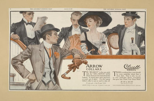 Arrow collars, Cluett shirts