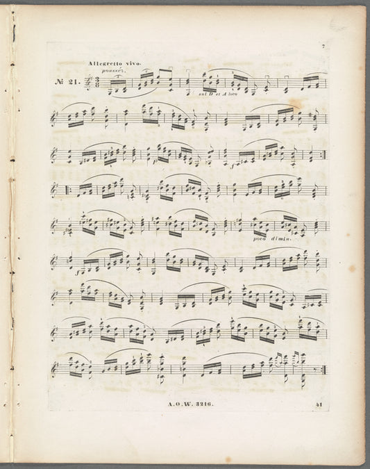 Etudes et caprices pour le violon seul, oeuv. 35, cah. V no. 18-24