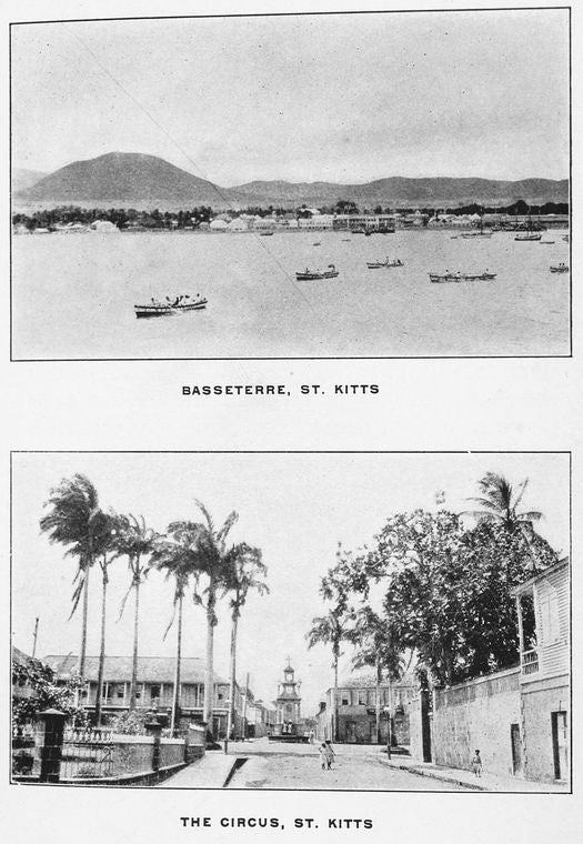 Basseterre, St. Kitts. ; The circus, St. Kitts.