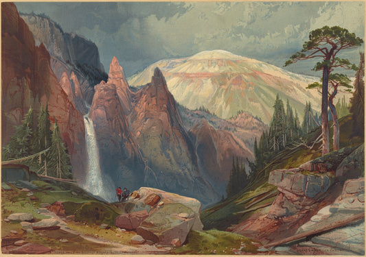 Tower Falls and Sulphur Mountain, Yellowstone National Park