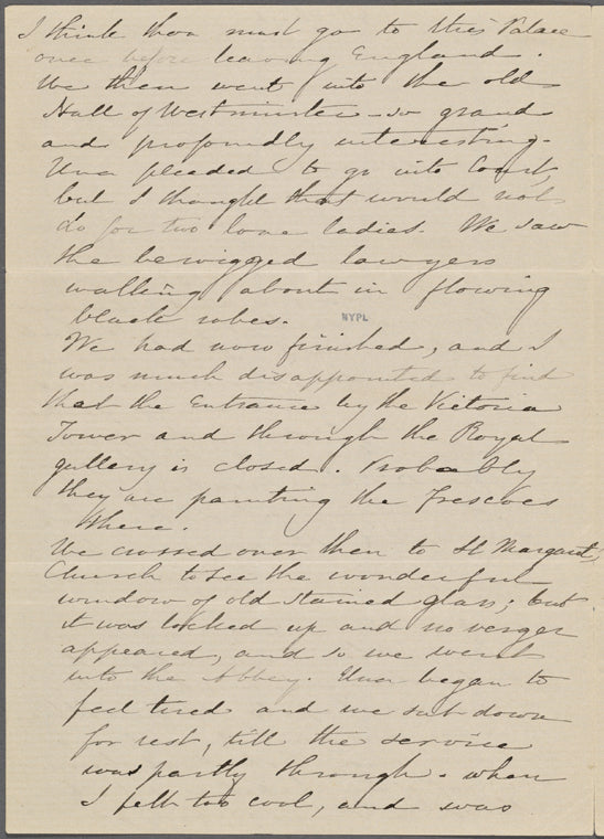 Hawthorne, Nathaniel, AL to, incomplete. Jul. 3, [1859?].