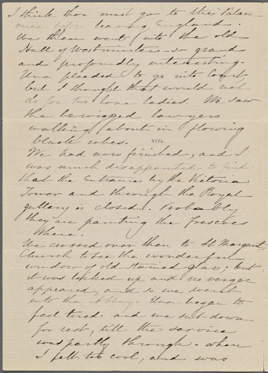 Hawthorne, Nathaniel, AL to, incomplete. Jul. 3, [1859?].