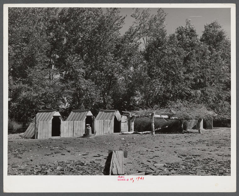 Hog house on A.E. Scott's farm northeast of Scottsbluff, Nebraska (see general caption number one).