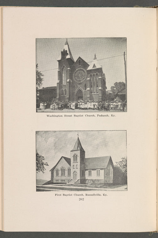 Washington Street Baptist Church, Paducah, Ky. ; First Baptist Church, Russellville, Ky.