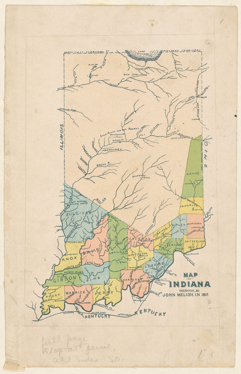 Map of Indiana