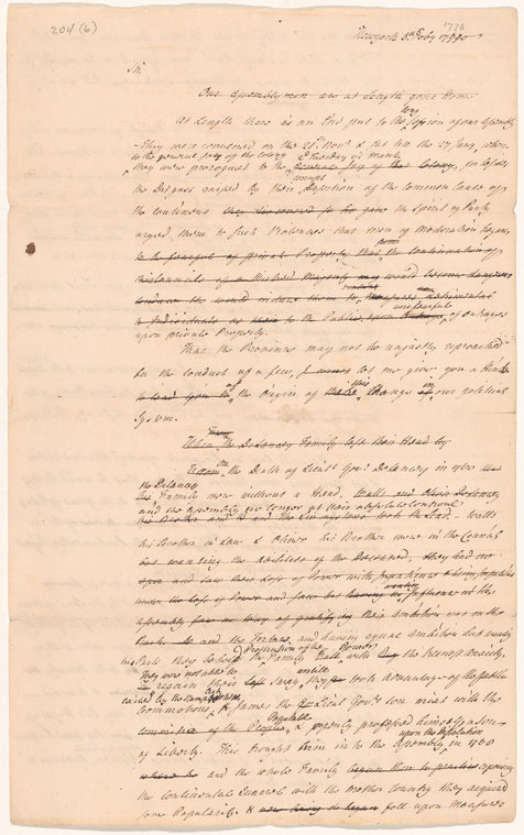 Letter to Boston to be printed as exposing the last session of the Assembly