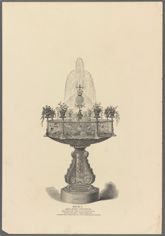 Aquarium fountain