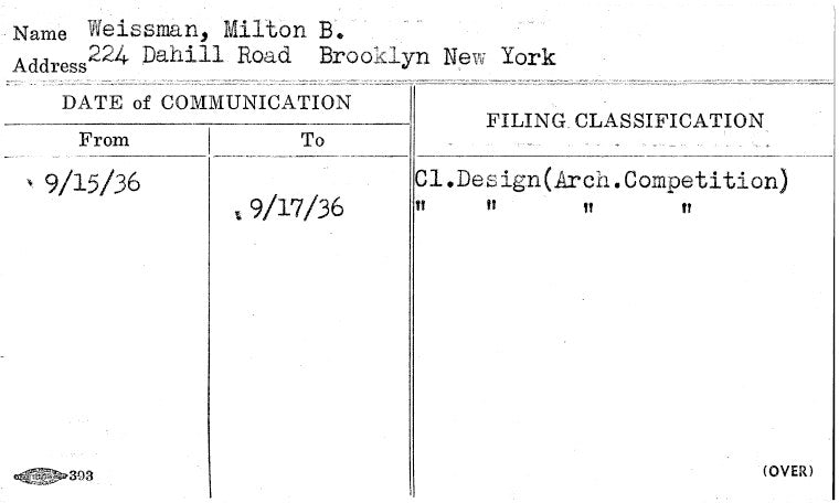 Weissman, Milton B.