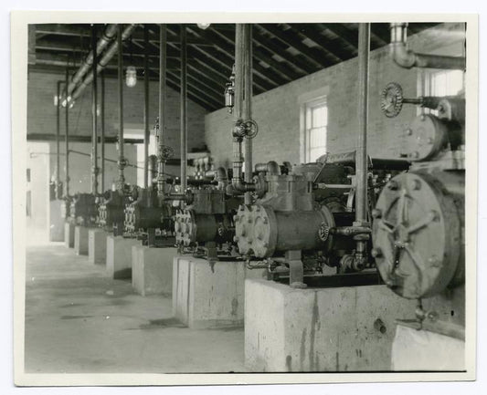 Inside of central pumping plant.