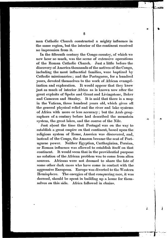 The African problem, and the method of its solution. The annual discourse delivered at the seventy-third anniversary of the American Colonization Society, in the Church of the Covenant, Washington, D. C. January 19, 1890, by Edward W. Blyden.