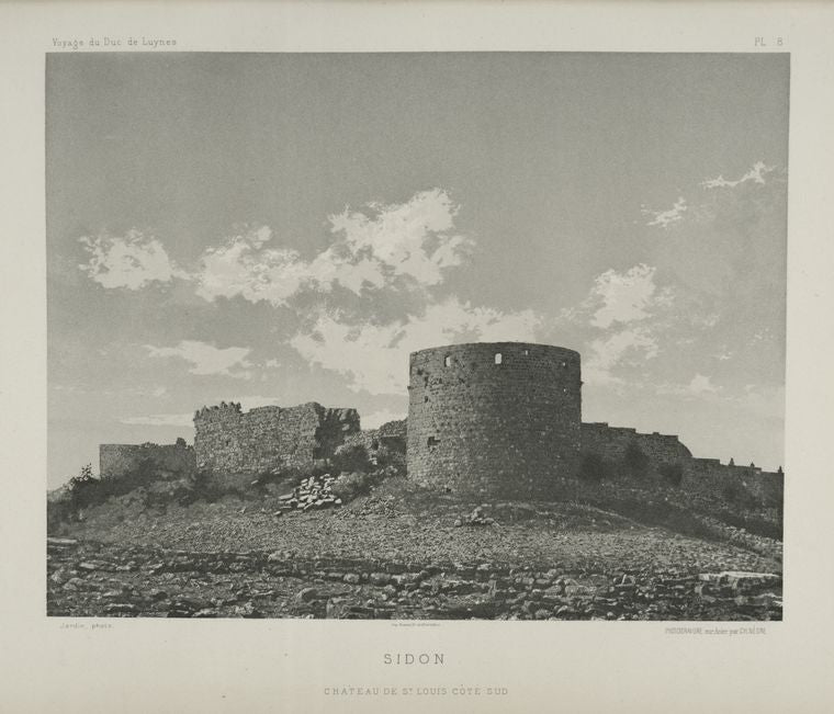 Sidon, Chateau de St. Louis côté sud