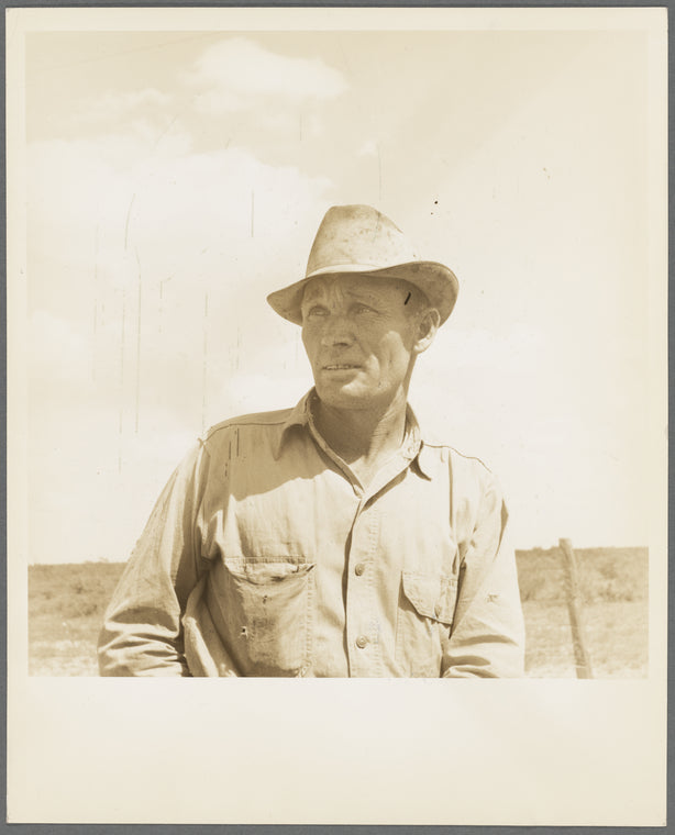 Migrant oil worker near Odessa, Texas