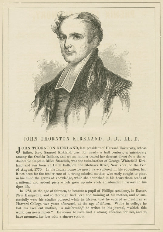 John Thornton Kirkland, 1770-1840.