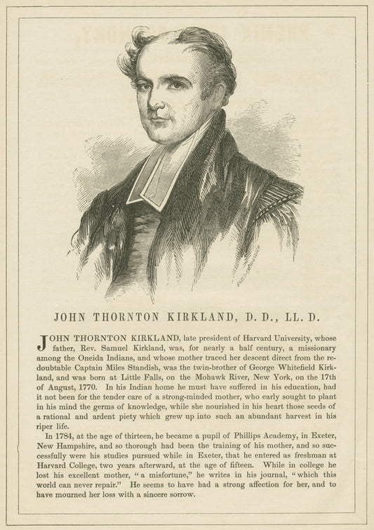 John Thornton Kirkland, 1770-1840.