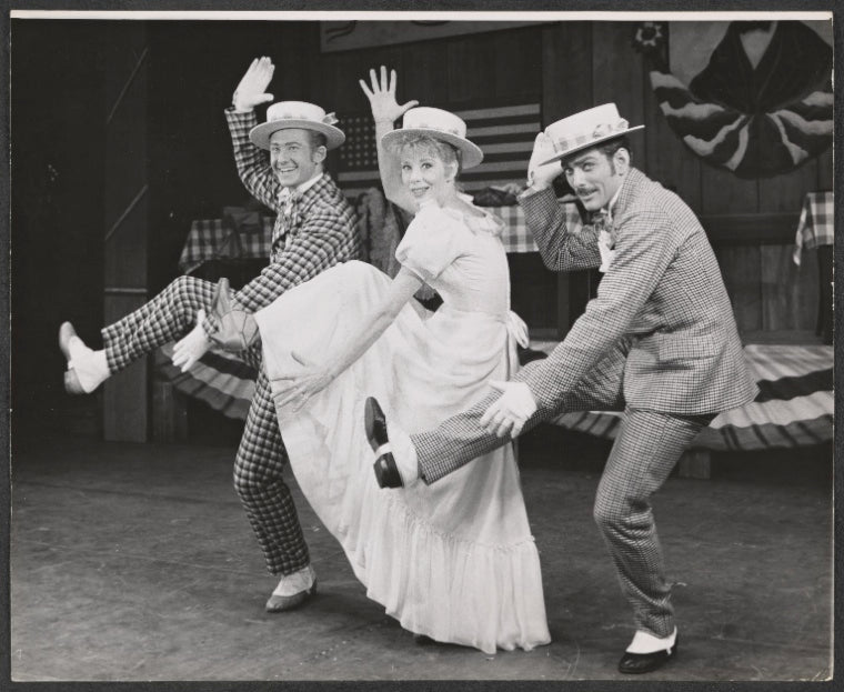 Gwen Verdon and unidentified others in the stage production New Girl in Town
