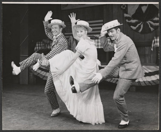 Gwen Verdon and unidentified others in the stage production New Girl in Town