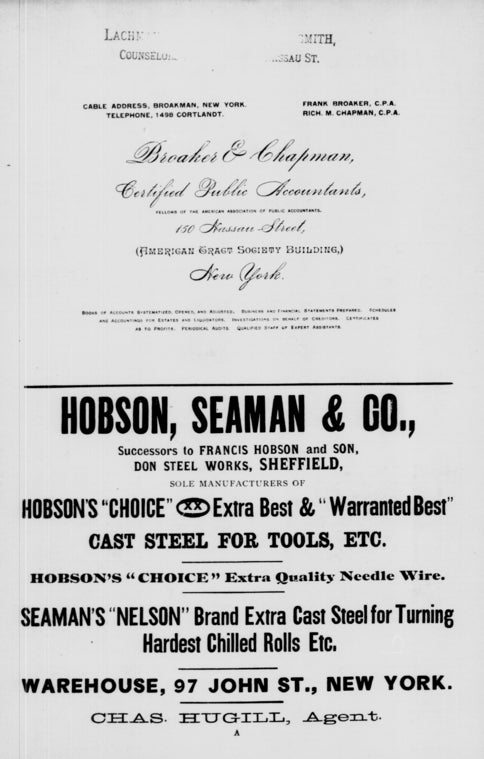 New York City directory: for the year ending July 1, 1898