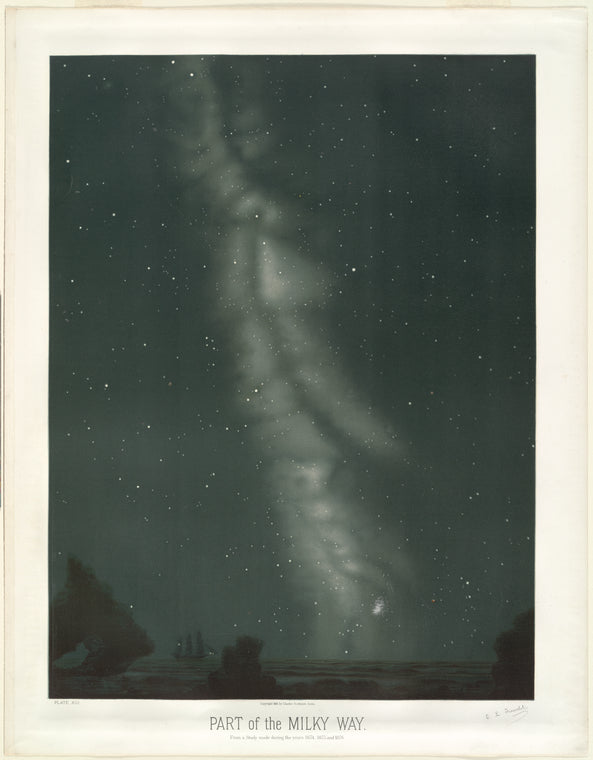 Part of the Milky Way: From a study made during the years 1874, 1875 and 1876