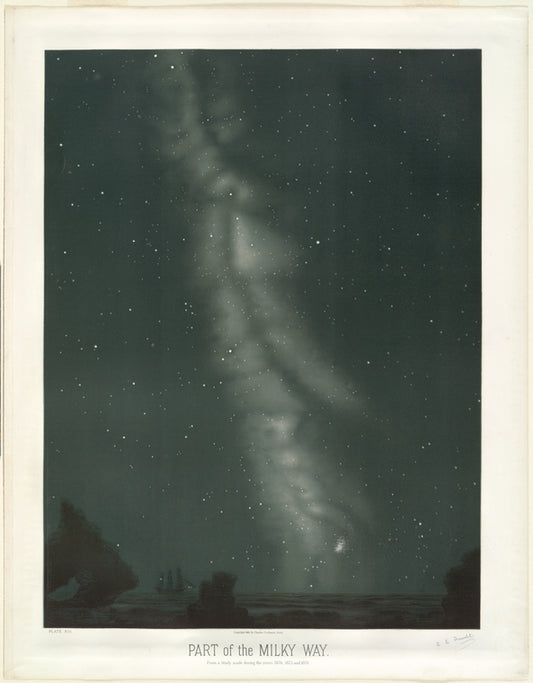 Part of the Milky Way: From a study made during the years 1874, 1875 and 1876
