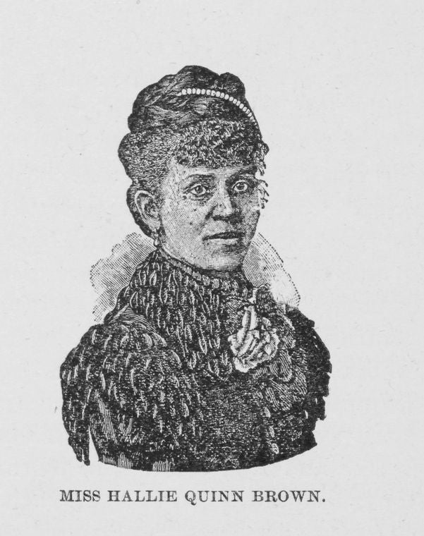 Miss Hallie Quinn Brown. Elocutionist.