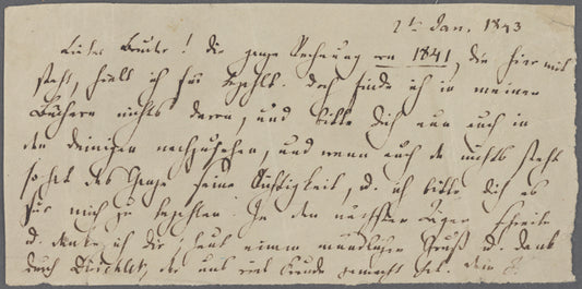 FMB an Paul, 2.Jan 1843