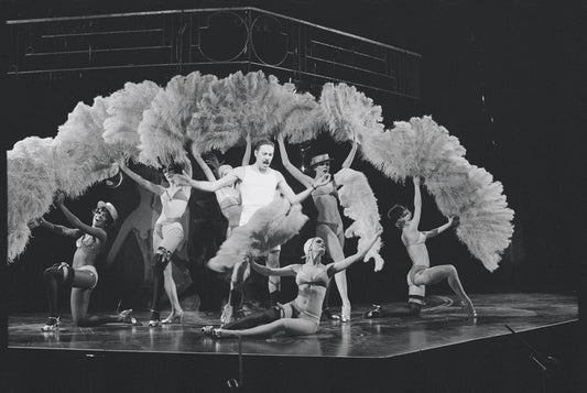 Jerry Orbach and chorus performing "All I Care About" in the stage production Chicago