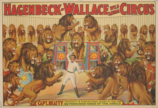 Hagenbeck-Wallace circus poster