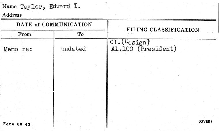 Taylor, Edward T.