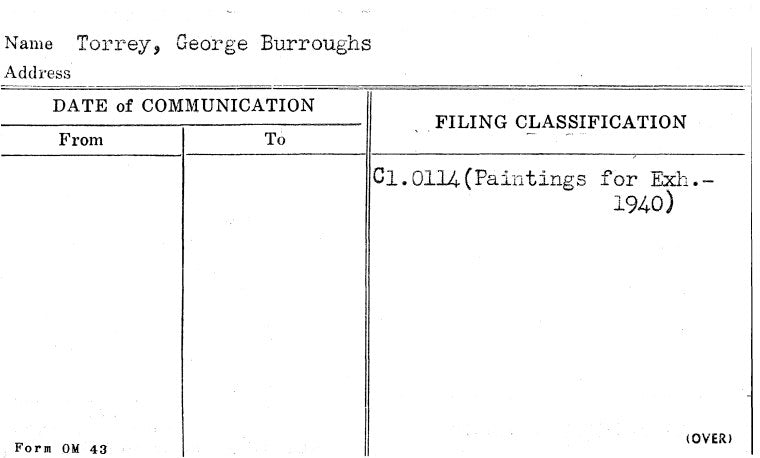 Torrey, George Burroughs
