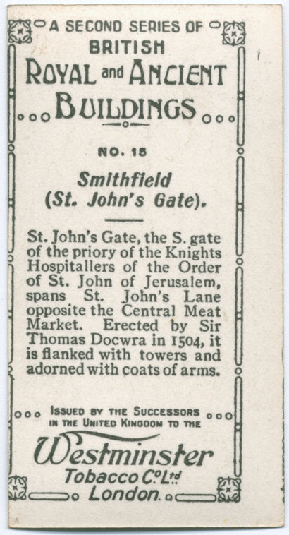 St. John's Gate, Smithfield.