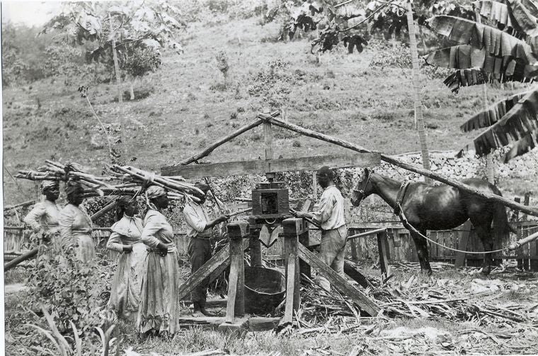 At the press