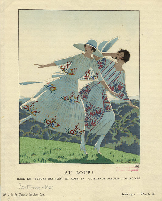 Au Loup!: Robe en "fleurs des blés" et robe en "guirlande fleurie," de Rodier