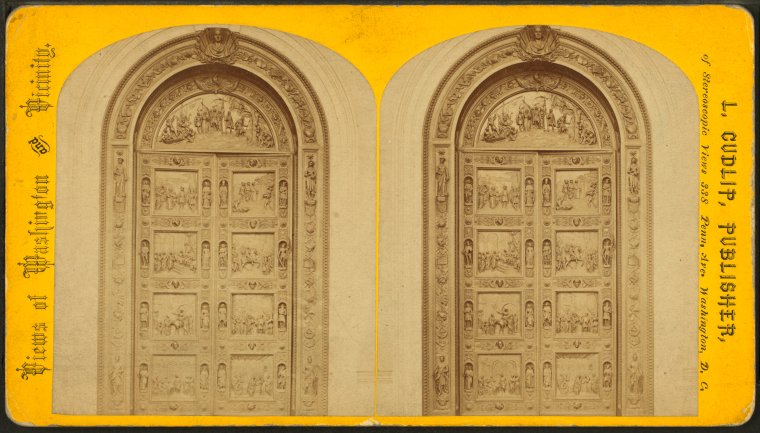 The [Randolph] Rogers bronze door.