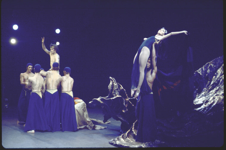 Martha Graham Dance Company production of "Lucifer" with Janet Eilber and Rudolf Nureyev, choreography by Martha Graham