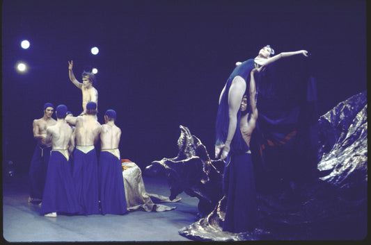 Martha Graham Dance Company production of "Lucifer" with Janet Eilber and Rudolf Nureyev, choreography by Martha Graham