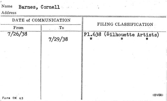 Barnes, Cornell