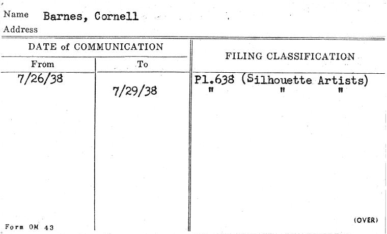 Barnes, Cornell