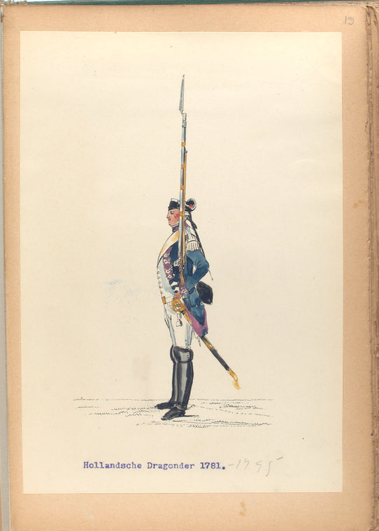 Hollandsche Dragonder. 1781-1795