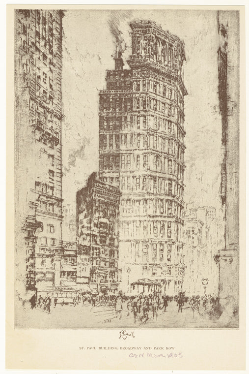 St. Paul Building, Broadway and Park Row