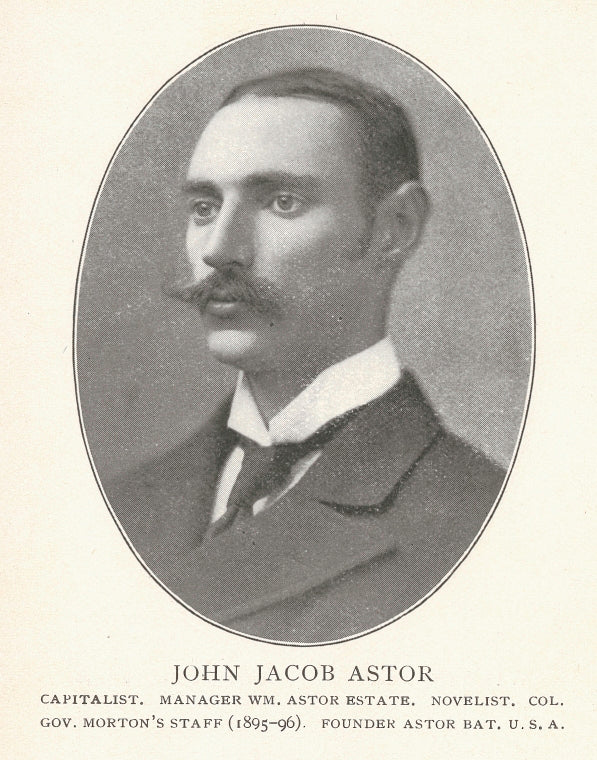 John Jacob Astor, capitalist