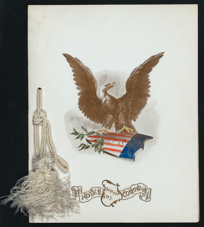 FOURTH OF JULY DINNER [held by] HOTEL COLUMBIA [at] "BELMAR, NJ" (HOTEL;)