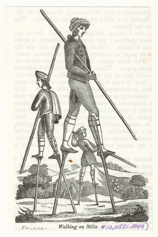 Walking on stilts