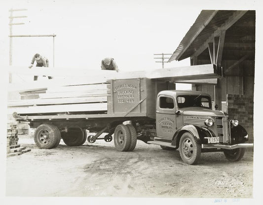 Model T 16 A G 46 truck used by George T. Ingram Trucking Bristol R.I.