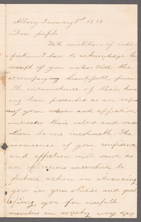 Miscellaneous letters received
