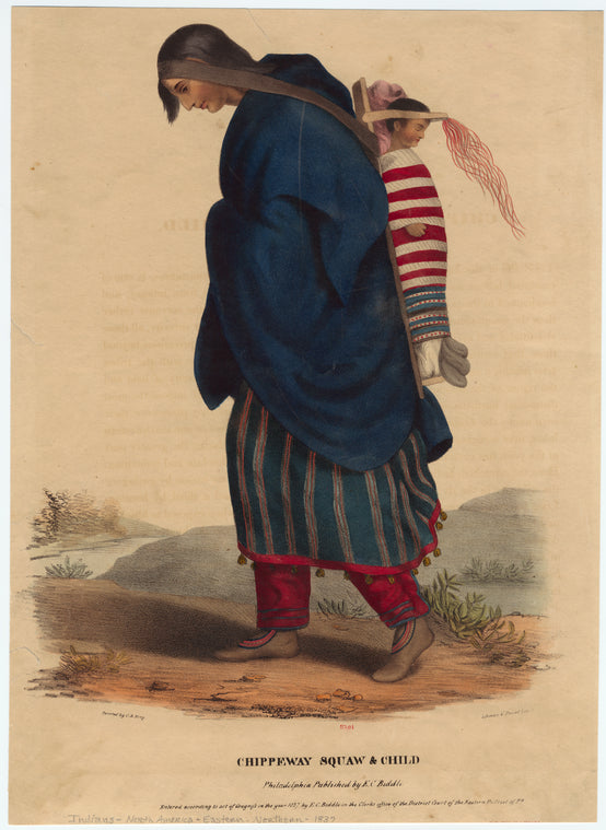 Chippeway squaw & child