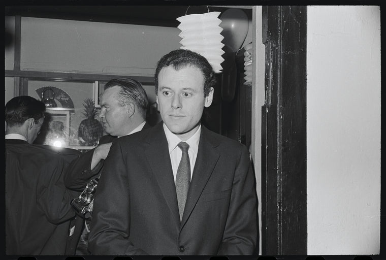 Bob Dishy at opening night of the stage production Flora, the Red Menace