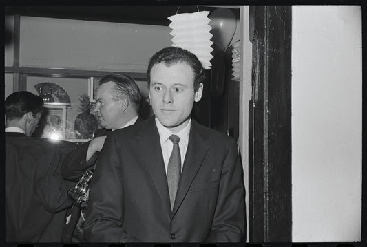 Bob Dishy at opening night of the stage production Flora, the Red Menace
